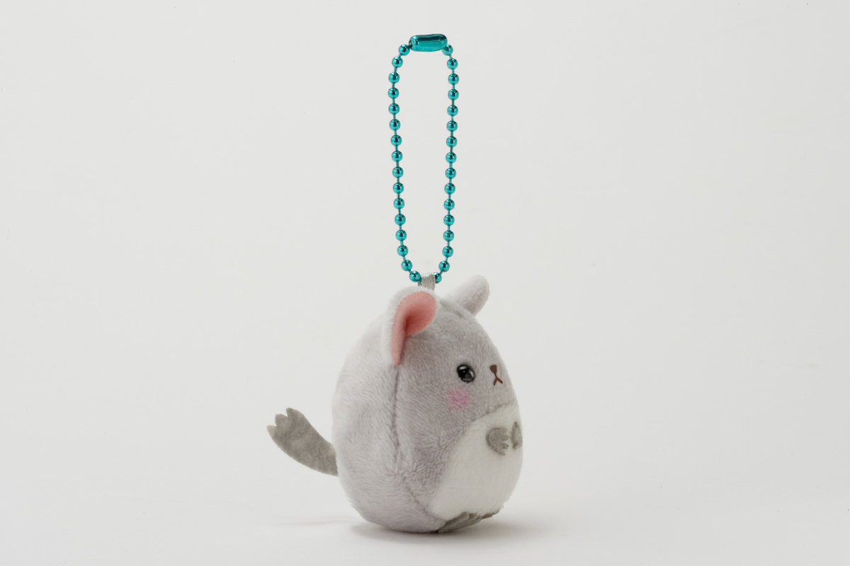 チンチラのぬいぐるみ（ボールチェーン付） | 生物園オンラインショップ