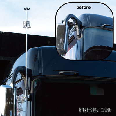 スーパーグレート ピラー取付用アンテナステー左右セット509417