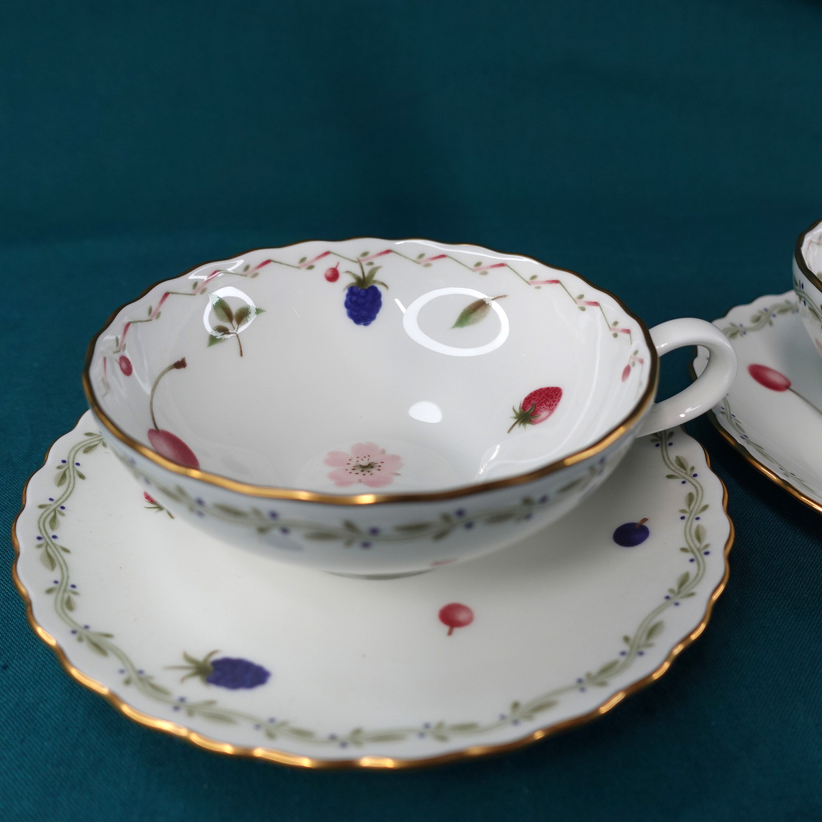 Noritake[ノリタケ] ボーンチャイナ ポートショア ペアカップ テイー