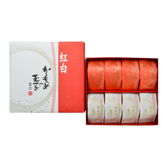 紅白かもめの玉子ミニ8個入 | さいとう製菓 Online shop