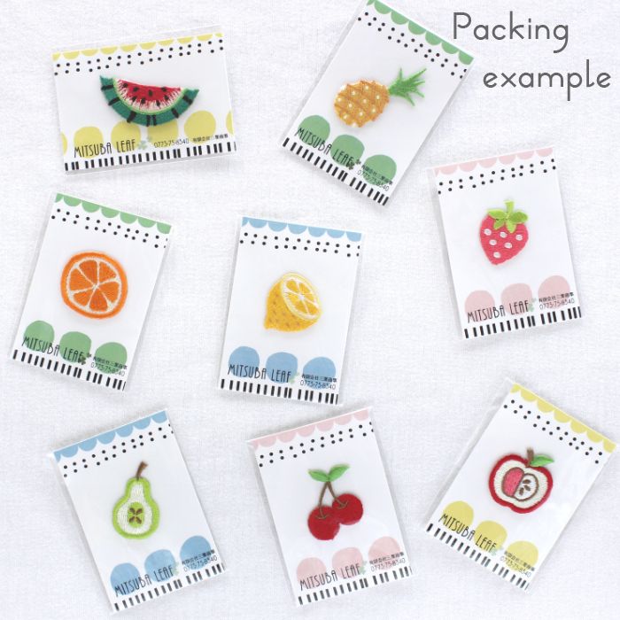 楽天市場】刺繍ワッペン「フルーツ」 レモン いちご りんご みかん 洋