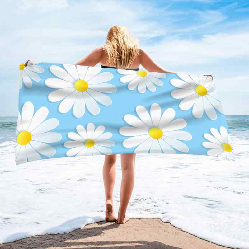 楽天市場】ビーチタオル マイクロファイバー 速乾 吸水 大判 夏用 海