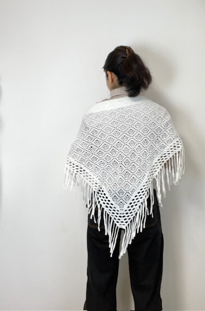 ミニヨン】 バレエ 三角ストール ニット ショール