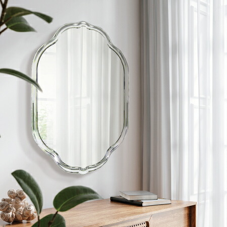 楽天市場】変形ミラー 幅40cm 高さ60cm モロッコ 600 ウェーブミラー