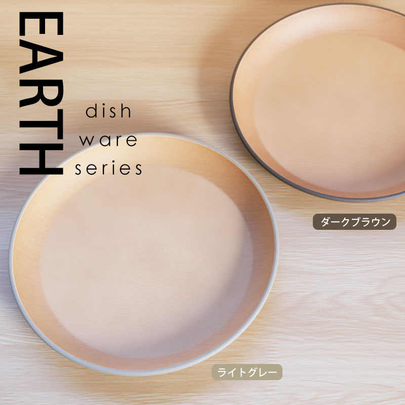 楽天市場】【10％OFF】 プレート 2枚セット 丸型 21cm 皿 アースカラー