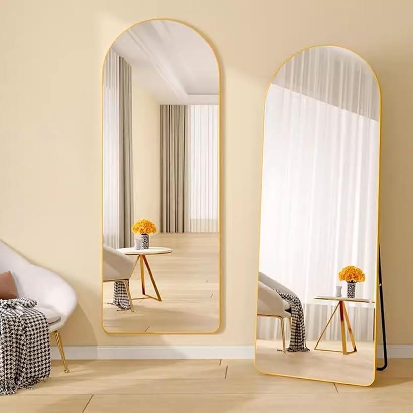 楽天市場】姿見鏡 壁掛け鏡 スタンドミラー 全身鏡 アルミ合金フレーム