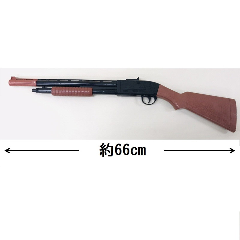 射的銃 コルクガン 1丁 コルク12玉付き W120×D30×H660 単品 射的