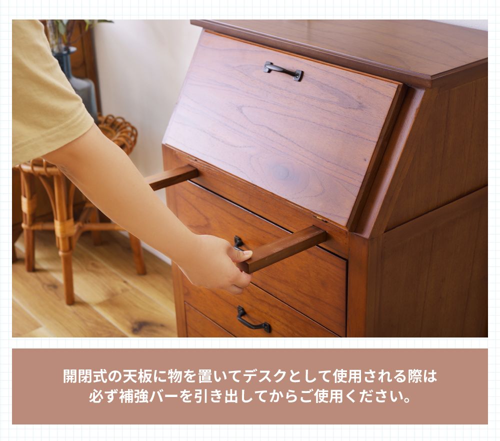 楽天市場】ライティングデスク アンティーク 幅60cm おしゃれ