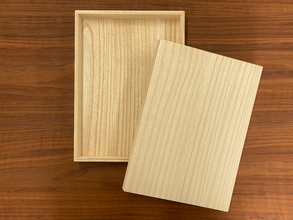 増田桐箱店 桐箱 A4サイズ LOWサイズ W33.3cm×D24.3cm×H7.2cm 長方形