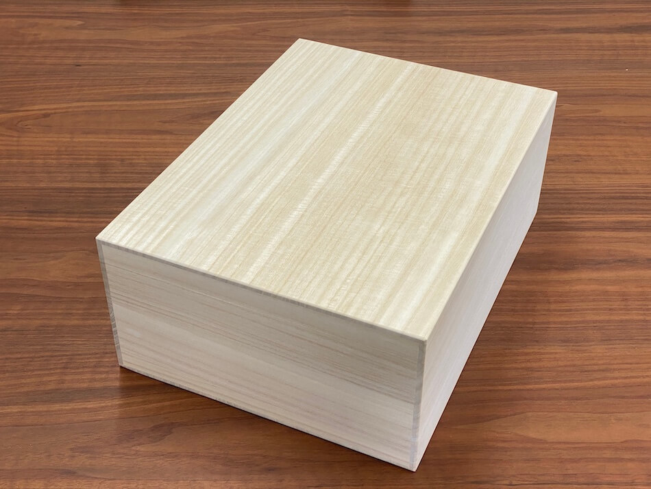 増田桐箱店 桐箱 LLサイズ W38.8cm×D28.8cm×H15.2cm 長方形 木箱 書類