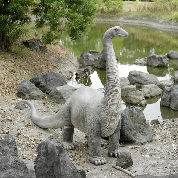 楽天市場】FRP恐竜オブジェ 草原のブロントザウルス Brontosaurus 高さ
