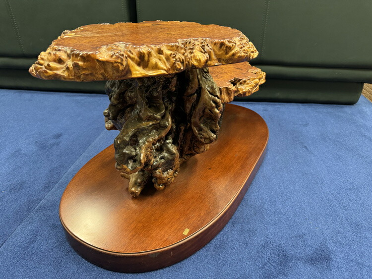 楽天市場】送料無料 木の根 飾り台 W75cm 高級 花台 盆栽卓 根卓 飾台