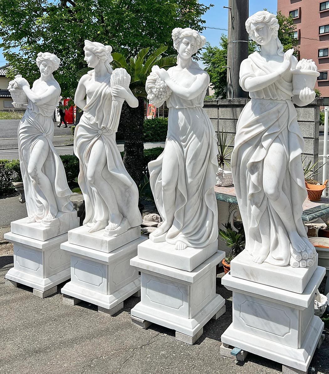 天然大理石彫刻 収穫のヴィーナス（秋）｜女性像・ヴィーナス像