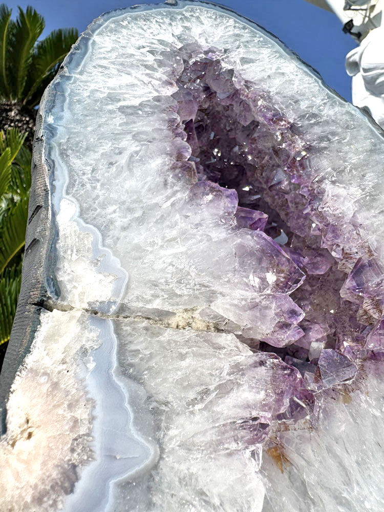 楽天市場】天然 アメジスト 紫水晶 ドーム 原石 大きい クラスター 約