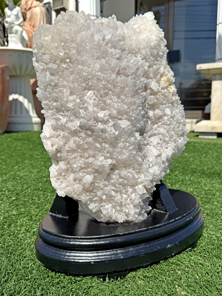 楽天市場】天然 水晶 クラスター 原石 台座付き 高さ約48cm 約22.7kg