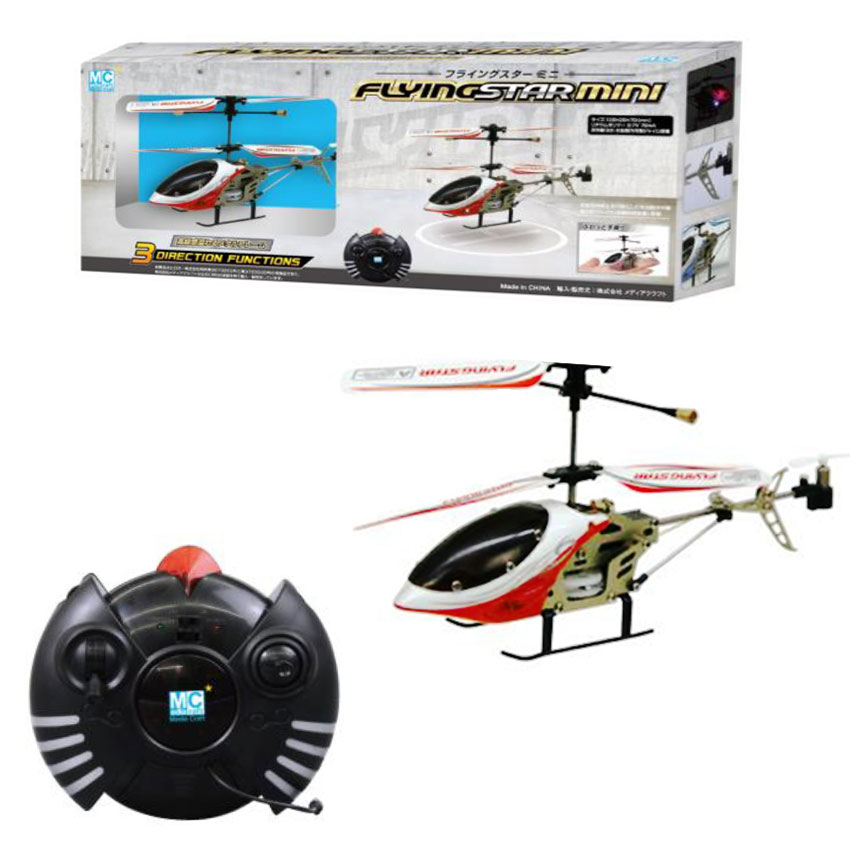 楽天市場】楽天1位 無線ヘリコプター ジャイロ搭載 フライングスター