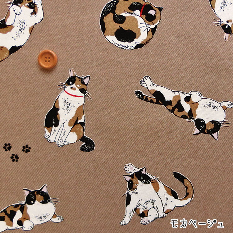楽天市場】▽まったり◇三毛猫ちゃん≪オックスプリント≫※108cm