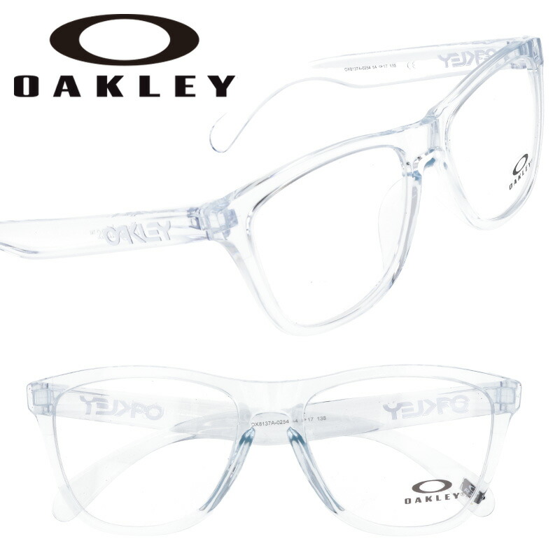 楽天市場】メガネ オークリー OAKLEY ox ox 8137a-02 55 FROGSKINS RX