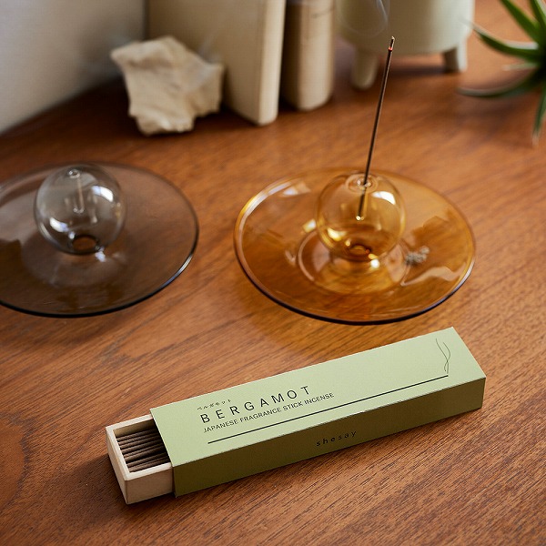 楽天市場】リラックスタイムに使うお香 ロングタイプ 香立て付き 日本