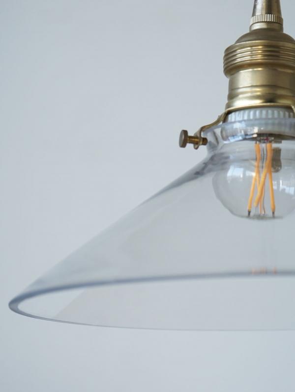 ガラスシェード コニック ワイド【照明 ライト ペンダントライト