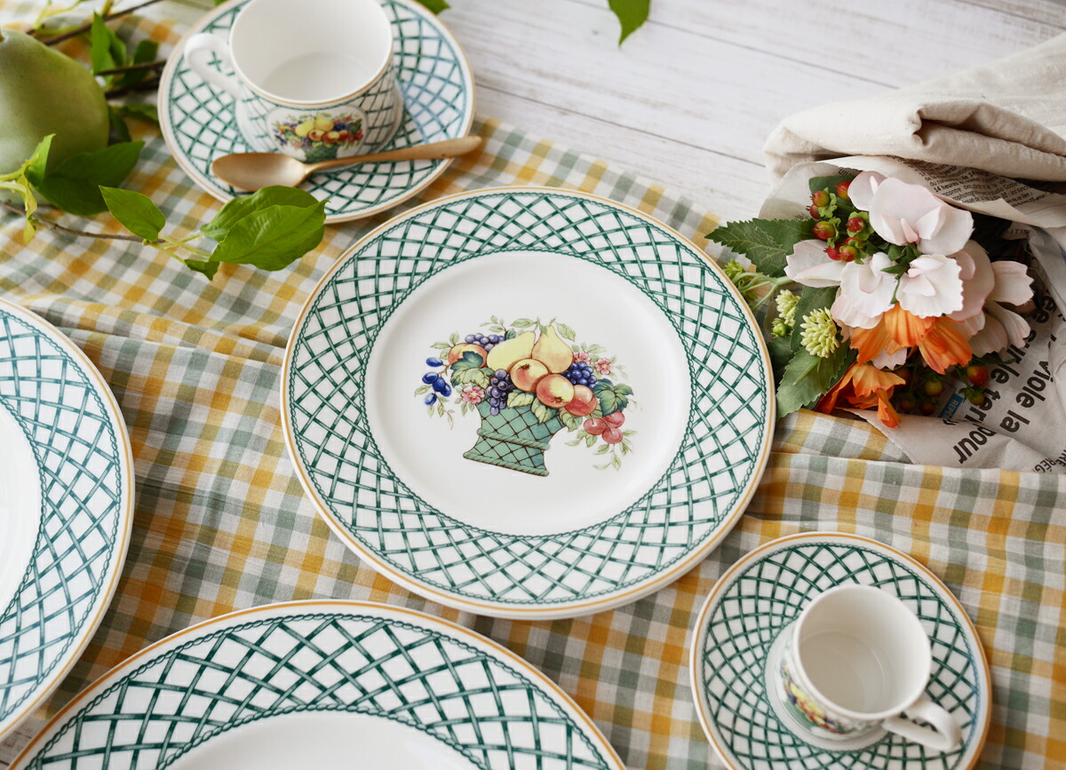 Villeroy&Boch 5枚セット フレンチガーデン ビレロイ&ボッホ Villeroy & Boch｜[公式] ビレロイ&ボッホ プレート 21cm ペア