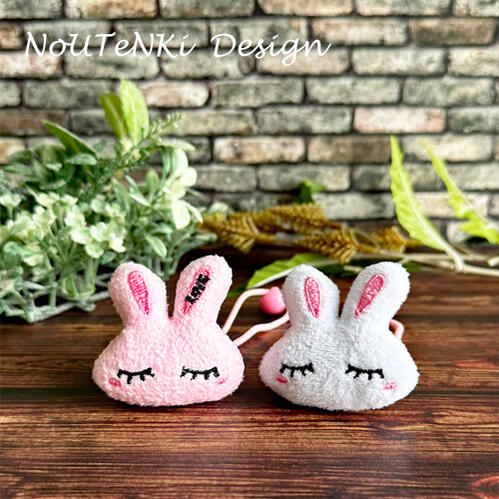 楽天市場】ヘアゴム キッズ もこもこ ぬいぐるみ うさぎ (2つ