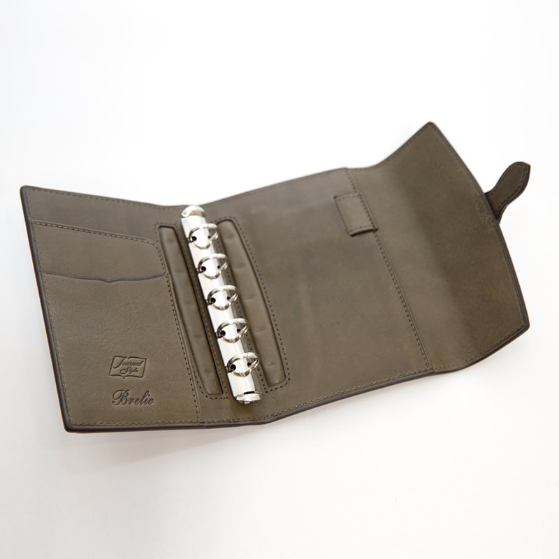 Brelio×NAGASAWA ミネルバボックス システム手帳 M5 フラップ