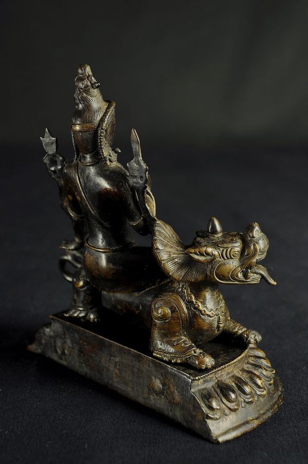 楽天市場】獅子吼観音 黄銅製彫金仕上げ : 仏像仏画チベット美術卸の天竺堂