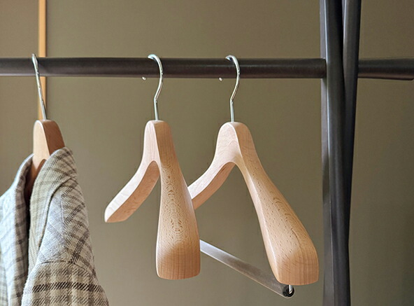 楽天市場】SET-104：w400/小さめメンズスーツハンガー 5本組