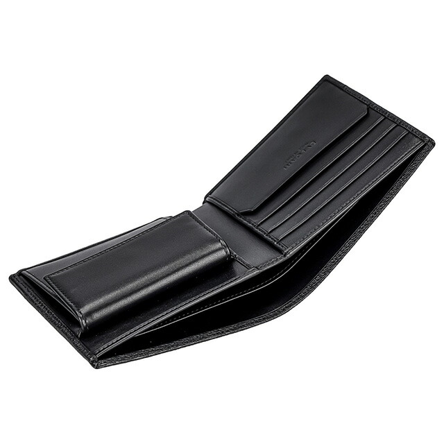 ブルガリ 二つ折り財布 メンズ ブランド BVLGARI 280899 BLK ブラック