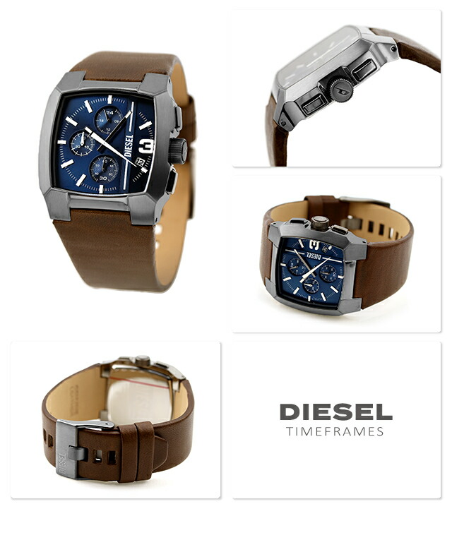楽天市場】ディーゼル クリフハンガー クォーツ 電池式 腕時計