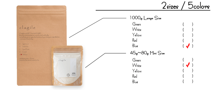 clagile ブルークレイ 1kg 1000g フランス製 ブルー/モンモリオナイト 1kg ＜クレイル-clargile＞ 多くのミネラルを