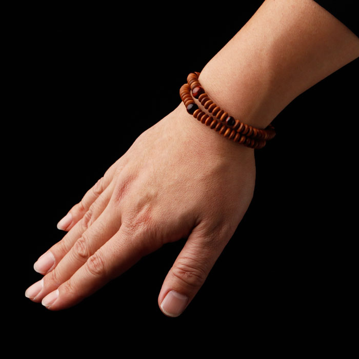 楽天市場】【選べる天然石5種】数珠ブレスレット 108玉 みかん玉 白檀