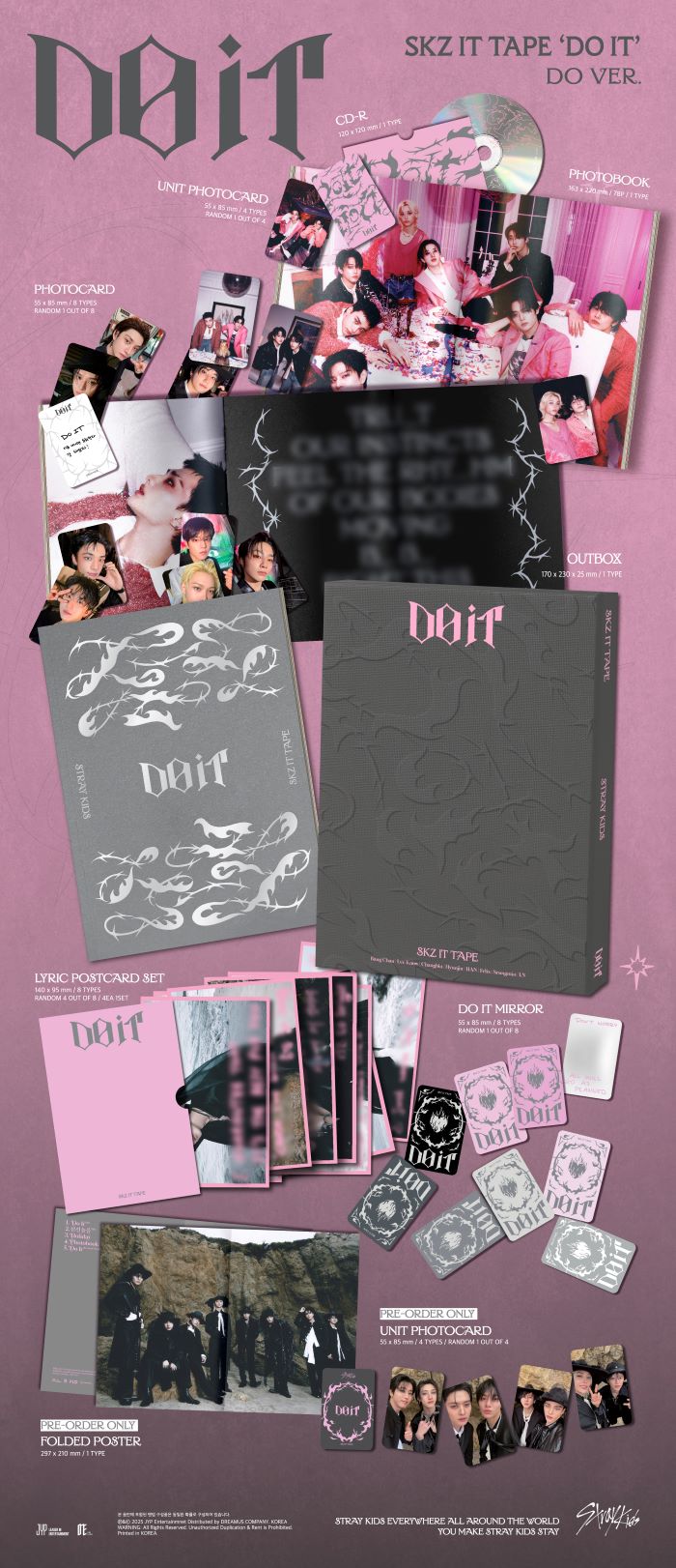楽天市場】[ホログラムトレカ当店特典付] Stray Kids アルバム DO IT