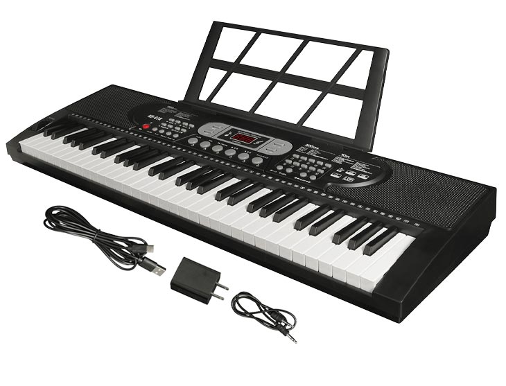 ヤマダモール | 光った鍵盤をなぞるだけ ガイド機能付き 電子ピアノ