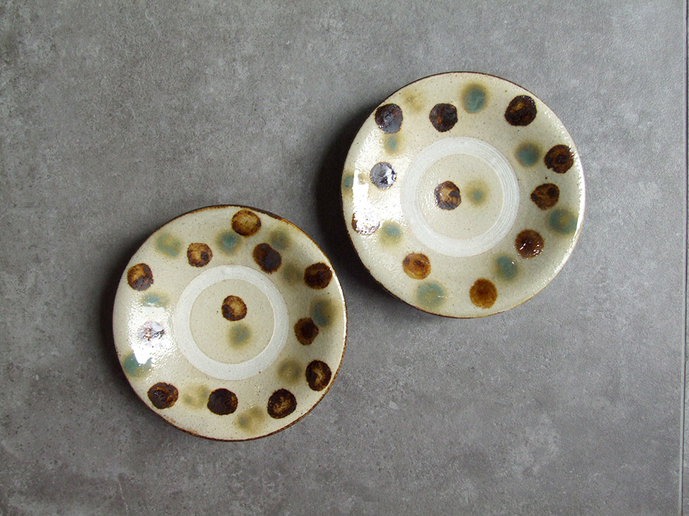 楽天市場】やちむん 民藝 読谷山焼 北窯 松田共司6寸皿 中皿 三彩点打