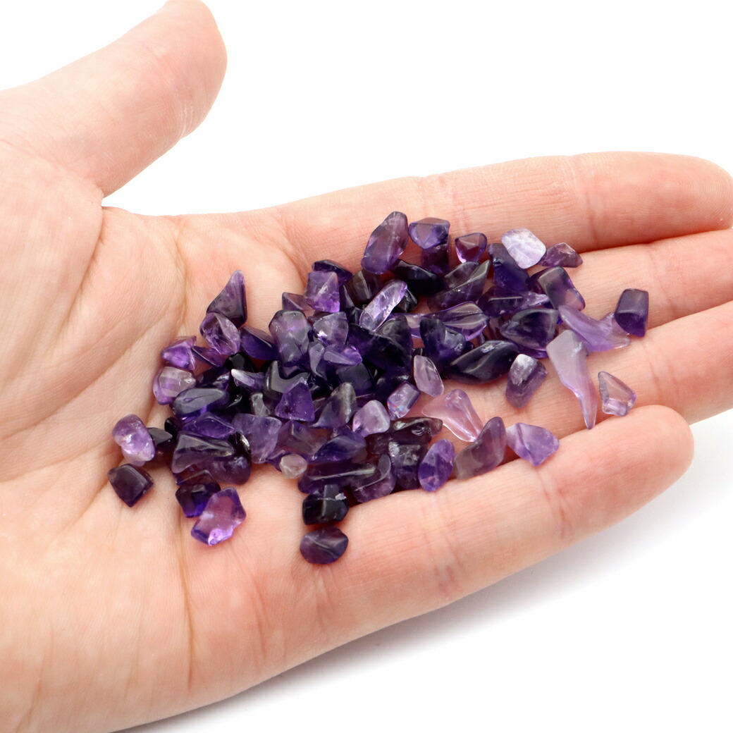 楽天市場】アメジスト さざれ石 1kg まとめ売り お得 本物 角タイプ