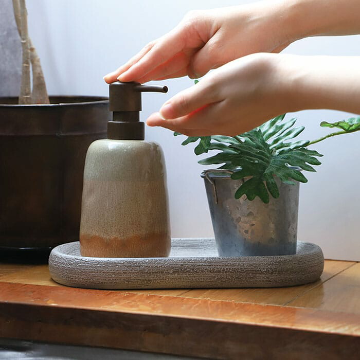 楽天市場】ソープディスペンサー 液体 おしゃれ 陶器 ポンプボトル