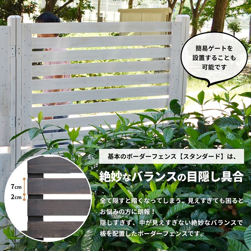 楽天市場】ボーダーフェンス スタンダード フェンス1枚単品 屋外 植物
