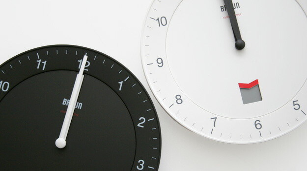 BRAUN/ブラウン Radio controlled Wall Clock/ラジオコントロール