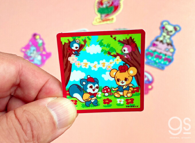 楽天市場】SWIMMER スイマー ミニステッカーレトロスイマー02