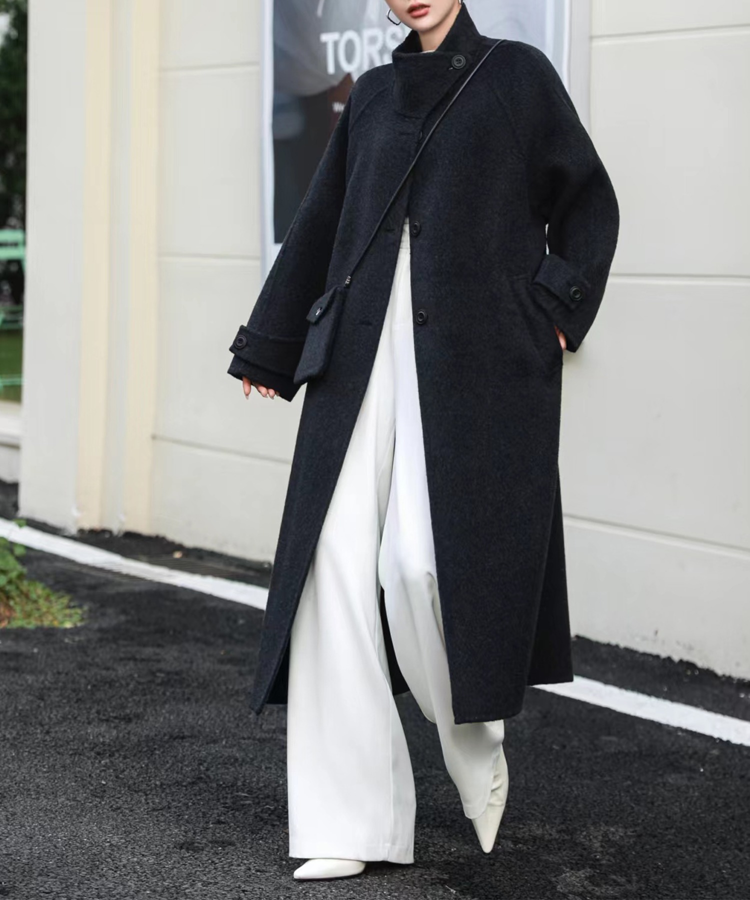 楽天市場】【AWCR】【DECADE CLASSIC】ステンカラーコート ミニバッグ