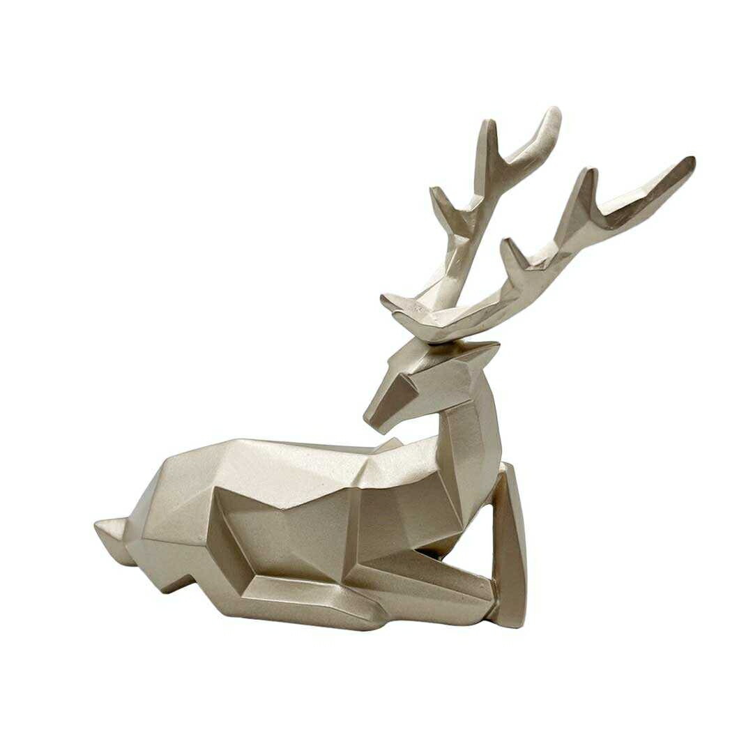 楽天市場】【楽天1位3冠達成】置物 鹿 2体セット ゴールド