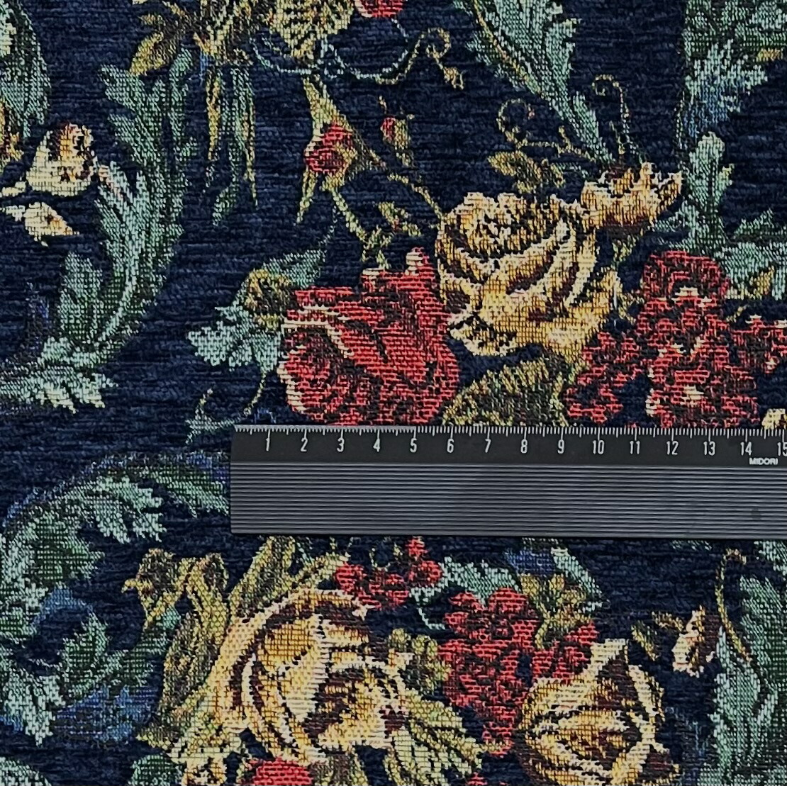 楽天市場】ゴブラン モール糸 広幅 バラ フラワー 花柄 ゴブラン織り