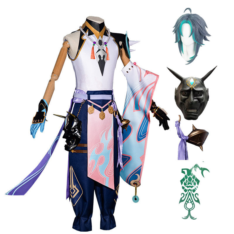 楽天市場】原神 しょう 魈 三眼五顕仙人 護法夜叉 璃月 コスプレ
