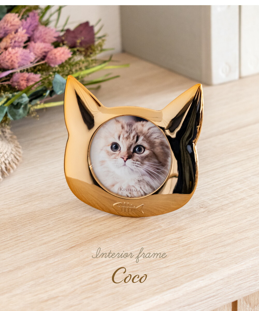 楽天市場】写真立て フォトフレーム おしゃれ 猫 インテリアフレーム