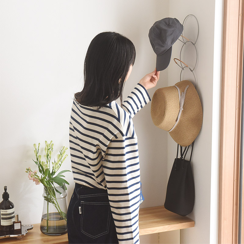 楽天市場】ハットフックハンガー 5連セット/ハンガー 帽子 帽子