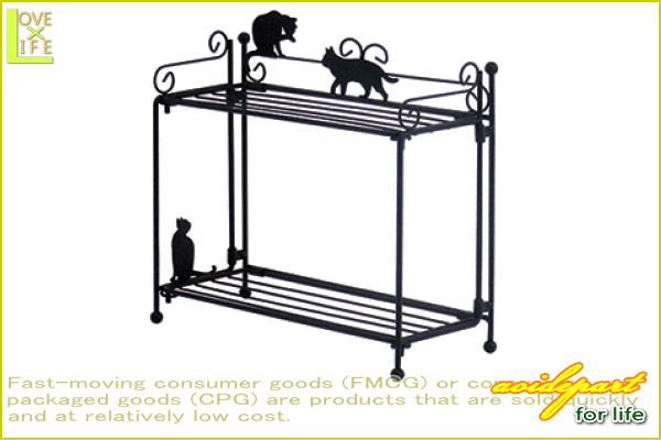 ヤマダモール | 【ラック 2段 ネコ】スチールラック ネコ【2段