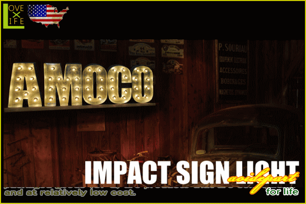 ヤマダモール | 【アメリカン雑貨】サインウィズライト【DINER