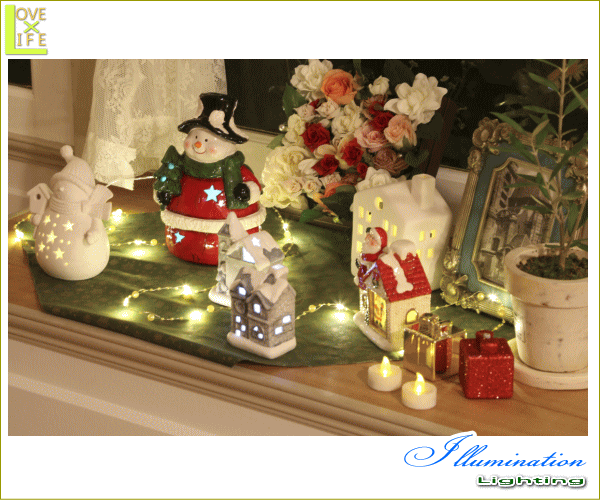 ヤマダモール | 【セラミックモチーフ】サンタとスノーハウス【サンタ